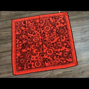 Borghese Red and Black Scarf
